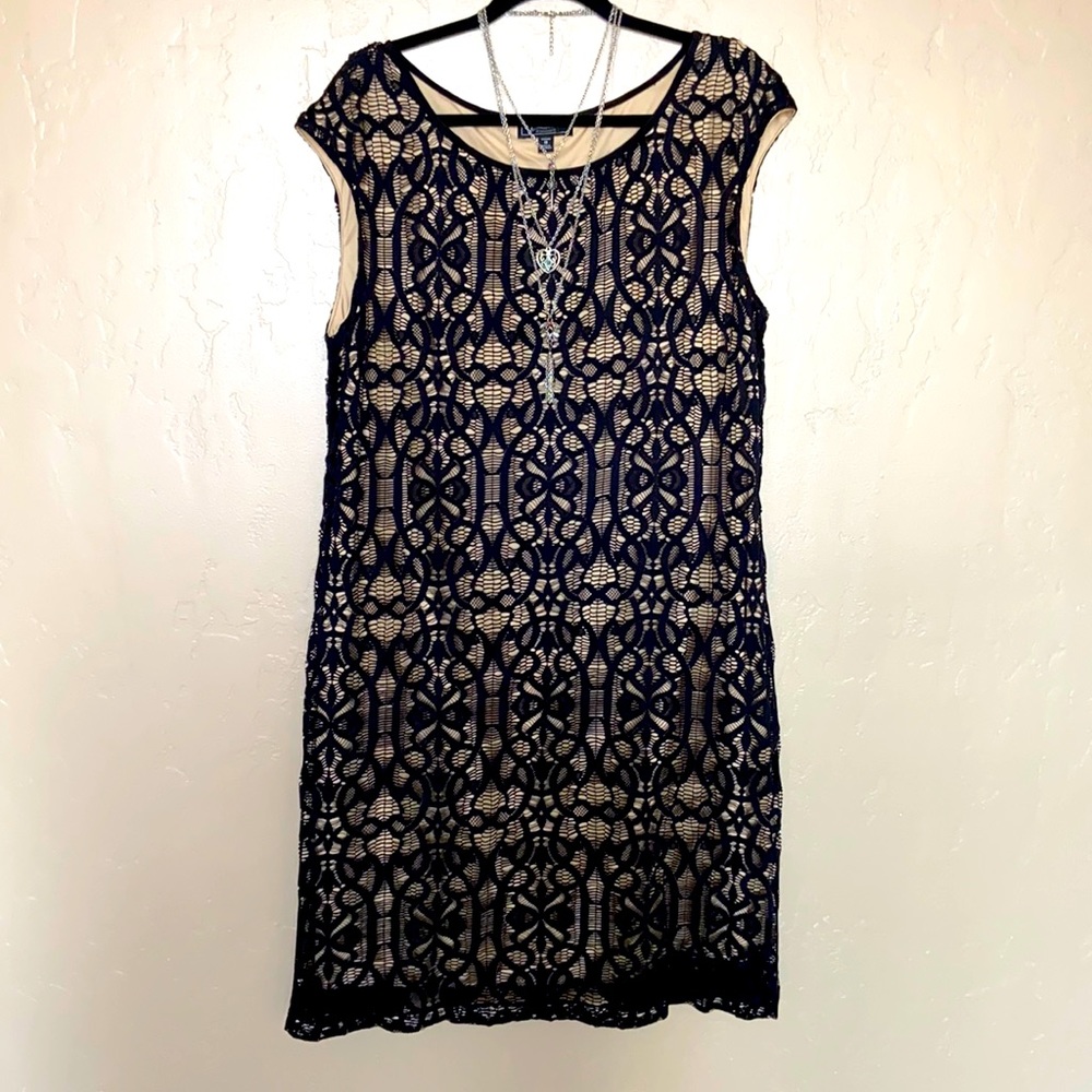 Dress Barn Black Lace Sheath Cocktail dress